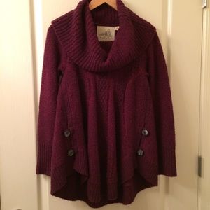 Angel of the North Anthropologie Cowl Neck Sweater